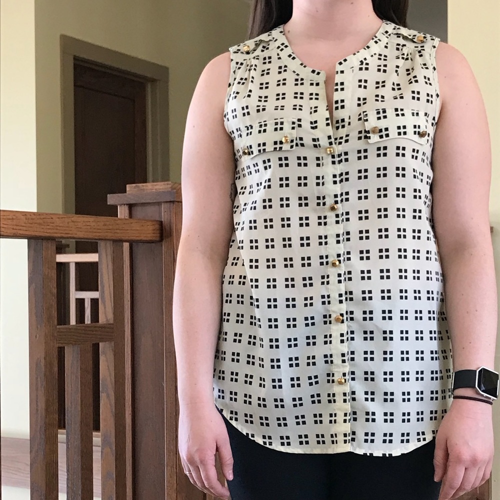 Evereve button up tank